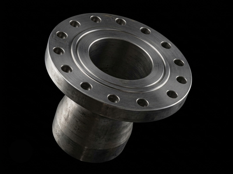 Expander flange increasing pipe bore size