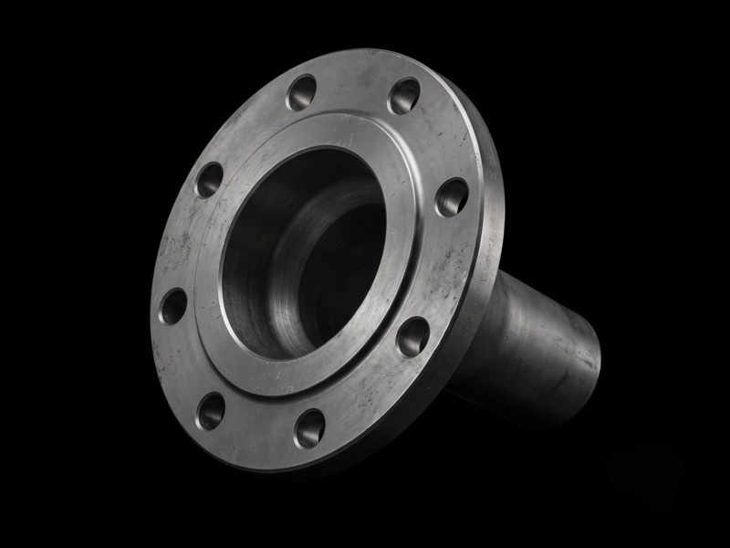 Long weld neck flange with extended straight neck